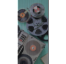Akustikpaneel digital bedruckt Tape 2 19x1133x2400 mm Set = 2 Einzelpaneele