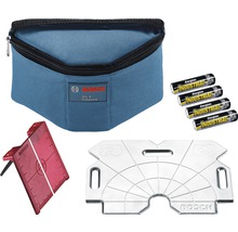 Bosch Fliesenlinienlaser GTL 3 Professional Set mit Zubehör, inklusive Tasche, Zieltafel, Batterien und Winkel