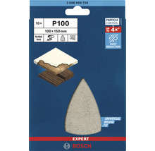 Bosch Expert Schleifblatt Set P100, Körnung P100, 100 x 150 Millimeter, 10 Stück
