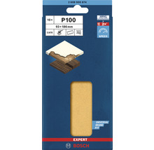 Bosch Expert Schleifpapier P100, 10 Stück, Größe 93x186 Millimeter