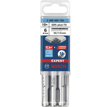 Bosch Expert SDS Plus-7X Hammerbohrer, 6 mm, 10 Stück
