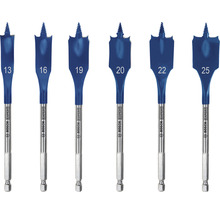 Produktbild: Flachfräsbohrer Bosch Self Cut Speed 6-tlg