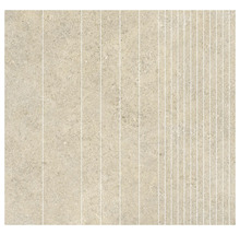 Feinsteinzeug Mosaik Ragno Kalkstone sand Modulo 60x64,4cm