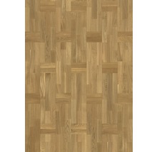 Holzparkett im klassischen Würfelmuster