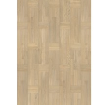 Parkettboden mit geometrischem Muster