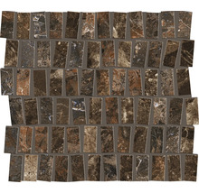 Feinsteinzeug Mosaik Mix Mun rust 29,6x29,6cm