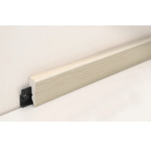 Sockelleiste aus Holz mit Befestigungsclip