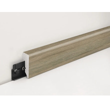 Sockelleiste aus Holz mit Befestigungsclip