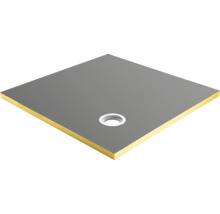 Quadratische Duschelement mit Ablauf