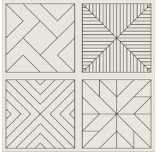 Bodenfliese Meissen Patchwork Tetris 29,8x29,8cm matt
