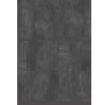 Dunkle Vinylboden-Fliesen mit Betonoptik