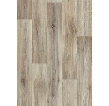 Nahaufnahme von Vinylboden in Holzoptik.