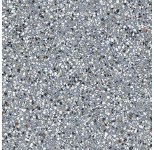 Nahaufnahme einer Bodenfliese mit Terrazzo Muster