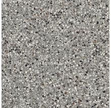 Nahaufnahme einer Terrazzo Fliese mit vielfältigen Mustern