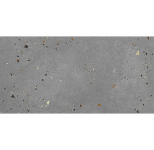 Graue Fliese mit Terrazzo-Muster für den Innenbereich