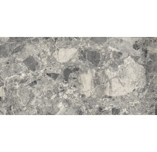 Graue Steinzeugfliese mit Marmoroptik