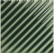 Wandfliese Enzo verde craquele 13x13cm glänzend