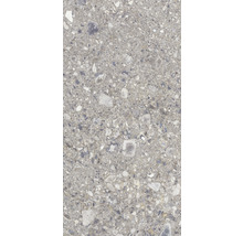 Nahaufnahme einer Fliese mit Steindekor