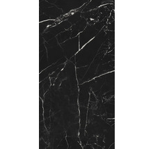 Wand- und Bodenfliese Marmo Morocco schwarz 119,7x59,7cm rektifiziert