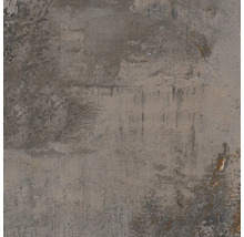 Nahaufnahme einer grauen Wandfliese mit Betonoptik