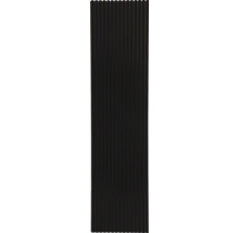 Fjordwall Akustikpaneel Linoleum Schwarz 20x600x2400 mm