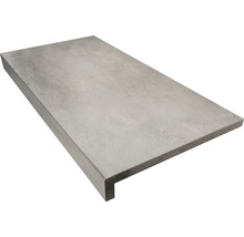 Beckenrandstein L-Form Basic grey 30x60x5 cm