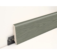 Sockelleiste aus Holz mit Befestigungsclip