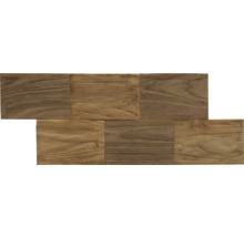 Holzverblender Ultrawood Teak big square 45x20cm     