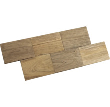 Holzfliesen für Wand- und Bodengestaltung