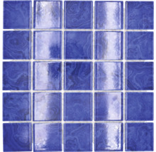 Keramikmosaik SD 641N Quadrat uni Marine Blue glänzend 30,4x30,4cm