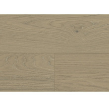 Nahaufnahme von Laminatboden in Holzoptik