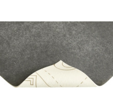 Teppichfliese mit Muster auf der Rückseite