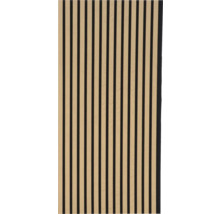 Holzpaneel mit vertikalen Lamellen für Wand- und Deckengestaltung