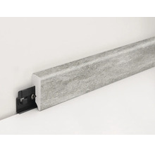 Sockelleiste mit Befestigungsclips für eine einfache Montage