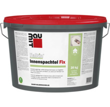 Bau-Mit Kalkin Innenspachtel Fix, 20 Kilogramm Eimer, gebrauchsfertige Kalkspachtelmasse zum Glätten von Putz, Mauerwerk und Beton sowie zum Füllen von Rissen und Löchern