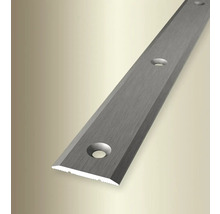 Metallisches Übergangsprofil mit Bohrlöchern für Bodenbeläge