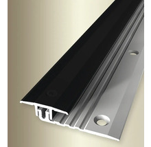 Türschwellenprofil aus Aluminium und Kunststoff mit Schraublöchern