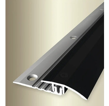 Türschwellenprofil aus Aluminium und Kunststoff mit Befestigungslöchern