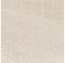 Mosaikfliese mit quadratischen Steinen