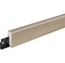 Sockelleiste mit Befestigungsclips