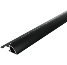 Schwarzes Aluminium Abschlussprofil