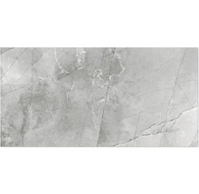 Graue Bodenfliese mit Marmoroptik