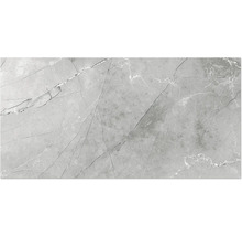 Graue Marmorfliese mit natürlicher Maserung