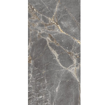 Graue Fliese mit Marmoroptik und Maserung