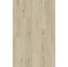 Verlegte Laminatbodenpaneele in Holzoptik