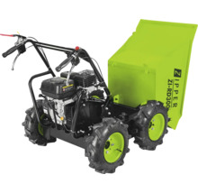 Motorisierte Schubkarre mit Mulde