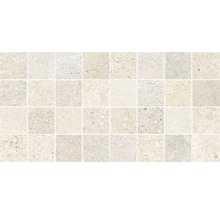 Quadratische Mosaikfliese aus Steinzeug für Innenräume