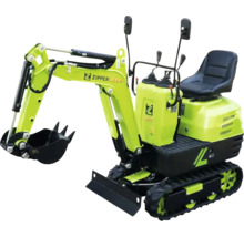 Minibagger mit Schaufel und Raupenantrieb