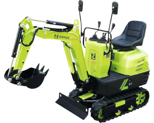 Minibagger mit Schaufel und Raupenantrieb