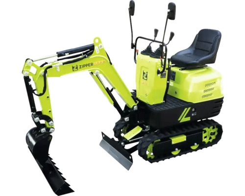 Kompakter Minibagger mit Schaufel